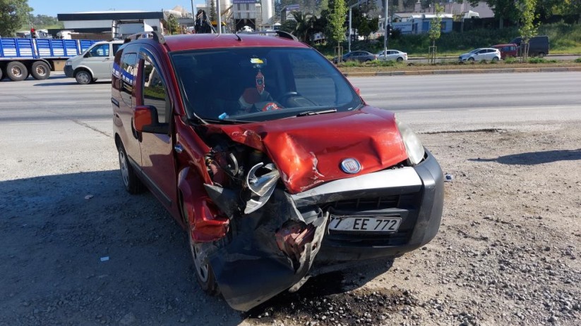 Samsun'da cenazeye yolunda kaza: 1 yaralı