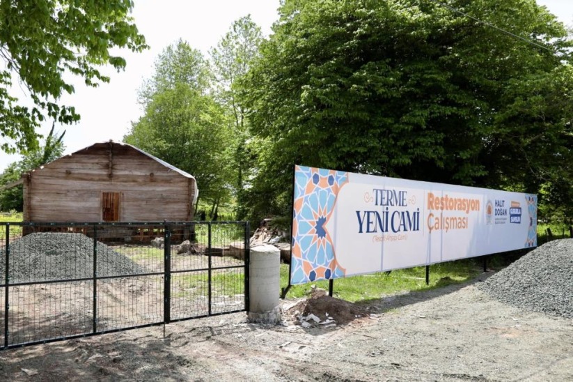 Samsun'da 800 yıllık çivisiz cami restore ediliyor