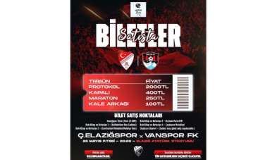 Elazığspor - Vanspor FK rövanş maçı biletleri satışta