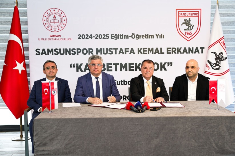 Samsunspor ve Milli Eğitim'den Ortak Proje