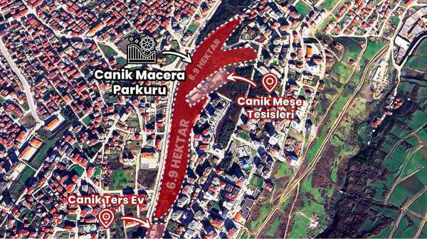 Karadeniz'in en büyük 'macera parkı' Canik'e yapılıyor