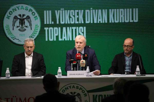 Konyaspor'da 3. Yüksek Divan Kurulu toplantısı yapıldı
