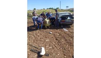 Mardin'de trafik kazası: 2 yaralı