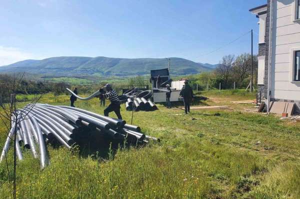 Samsun'da dört ilçeye sulama altyapısı desteği