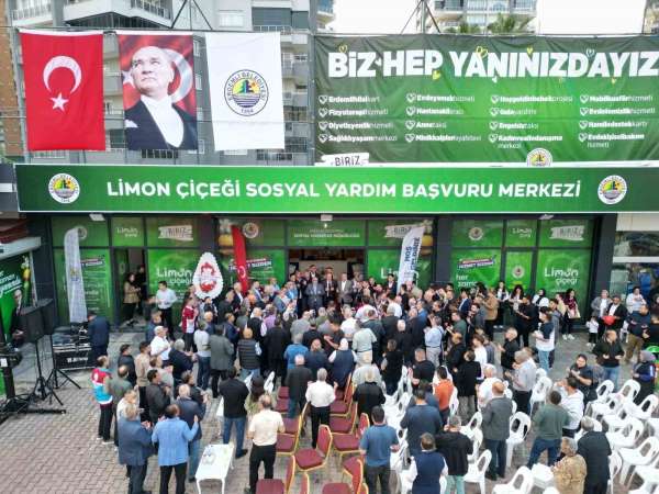 Erdemli'de sosyal yardımlar için yeni merkez açıldı