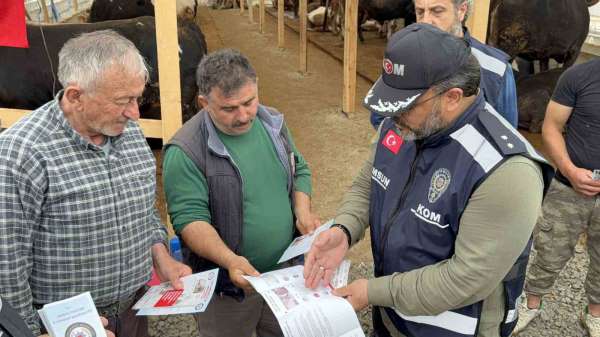 Polis, kurban pazarında vatandaşları dolandırıcılığa karşı uyardı