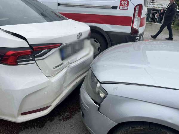 Sinop'ta zincirleme trafik kazası: 5 yaşındaki çocuk yaralandı