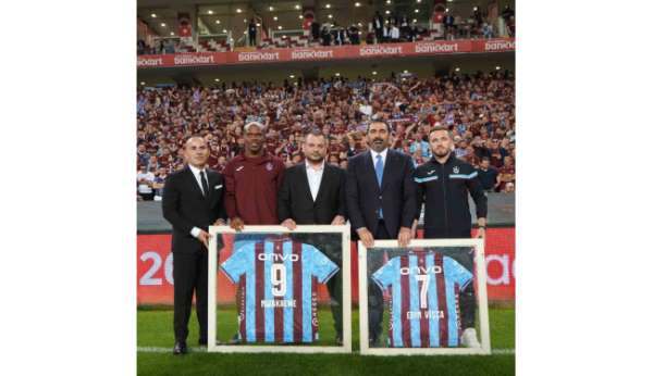 Trabzonspor'da Nwakaeme ve Edin Visca veda etti