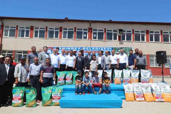 Şahinbey'de çiftçiye slajlık mısır desteği - Gaziantep haber