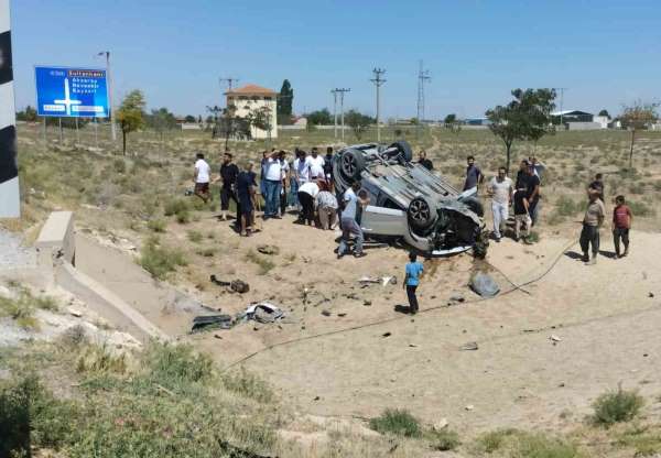 Aksaray'da trafik kazası: 2'si çocuk 3 yaralı