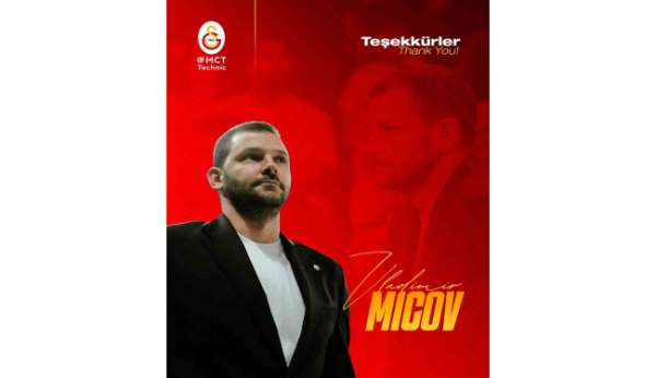 Galatasaray'da sportif direktör Vladimir Micov ile yollar ayrıldı