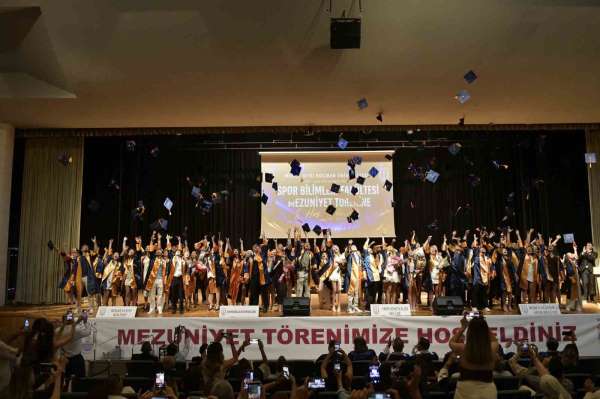 MSKÜ Spor Bilimleri Fakültesi mezunlarını uğurladı