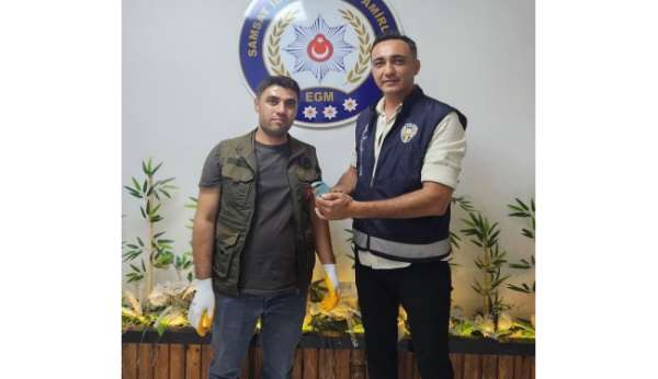 Polis ekiplerinin bulduğu yaralı gökkuzgun koruma altına alındı