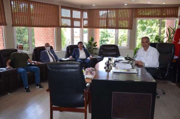 PTT Müdürü Bozkurt'dan Başkan Yaman'a ziyaret 