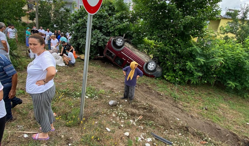 Samsun'da trafik kazası: 11 yaralı
