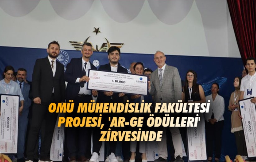 OMÜ Mühendislik Fakültesi Projesi, 'AR-GE Ödülleri' zirvesinde