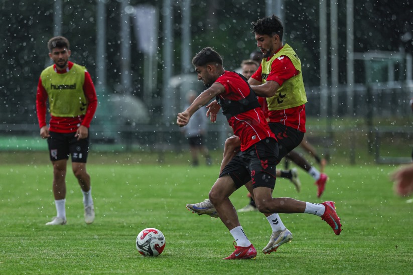 Samsunspor'dan çifte antrenman