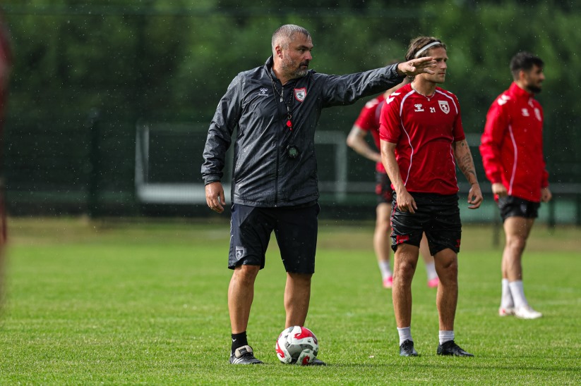 Samsunspor'dan çifte antrenman