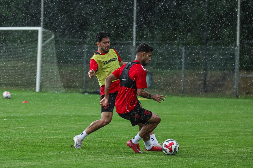 Samsunspor'dan çifte antrenman