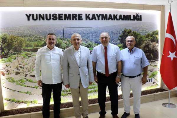 Başkan Yılmaz, Kaymakam Cantürk'le buluştu