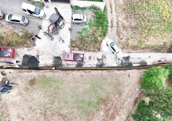 Canik'te Devgeriş Mahallesi doğal gaza kavuşuyor