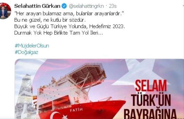 Doğalgaz rezervinin keşfedilmesine başkanlardan sevinç 