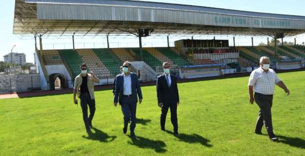 Vali Mahmut Çuhadar spor tesislerini inceledi