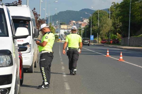 Ordu'da sürücülere emniyet kemeri uygulaması