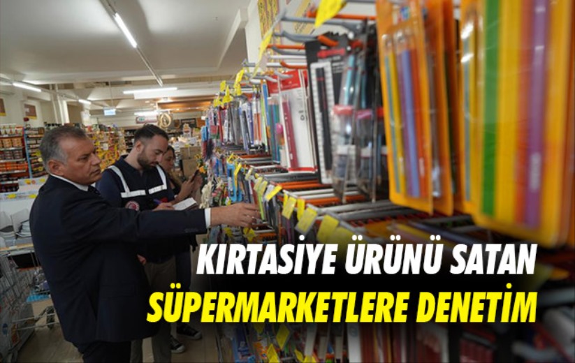 Samsun'da kırtasiye ürünü satan süpermarketlere denetim