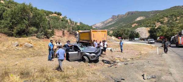 Tunceli'de feci kaza: 2'si ağır 7 yaralı