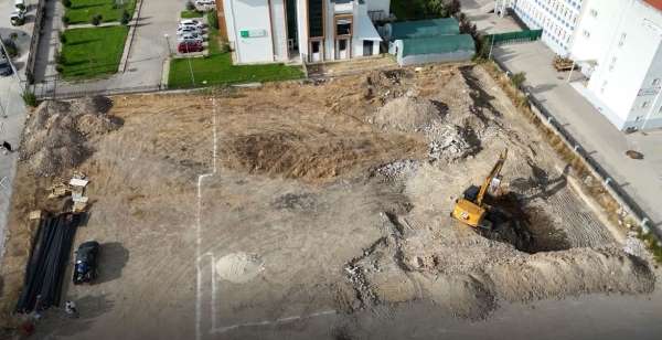 Bolu'da 200 kişilik spor salonu için ilk kazma vuruldu