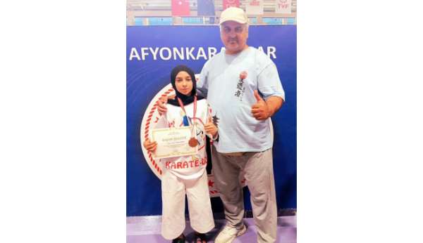 Erzincanlı sporcu Albayrak Türkiye üçüncüsü oldu