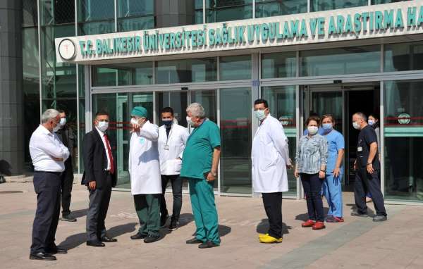 Rektör İlter Kuş, Üniversite Hastanesinde incelemelerde bulundu 