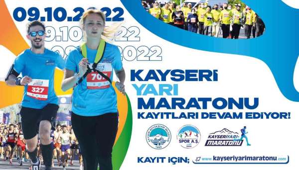 Büyükşehir'in Yarı Maraton'unda kayıtlar için son günler - Kayseri haber