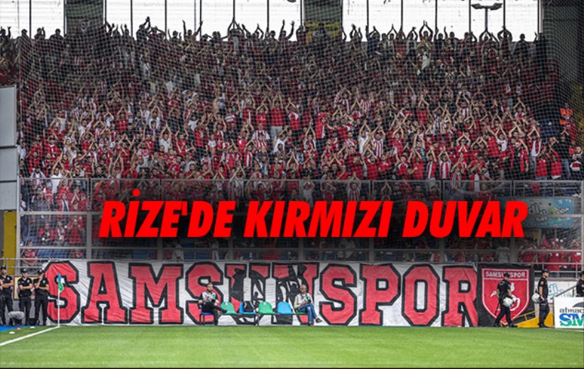 Rize'de Kırmızı Duvar 