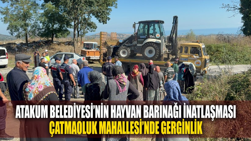 Vatandaşlar hayvan barınağına karşı iş makinesinin önünü kesti