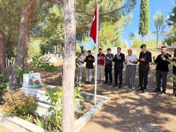 Şaphane'de Şehit İbrahim Özkan, şehadet yıl dönümünde anıldı