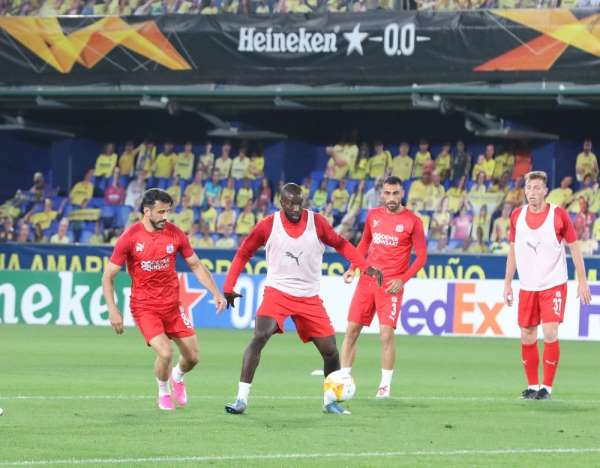 Sivasspor, Villarreal maçına hazır 