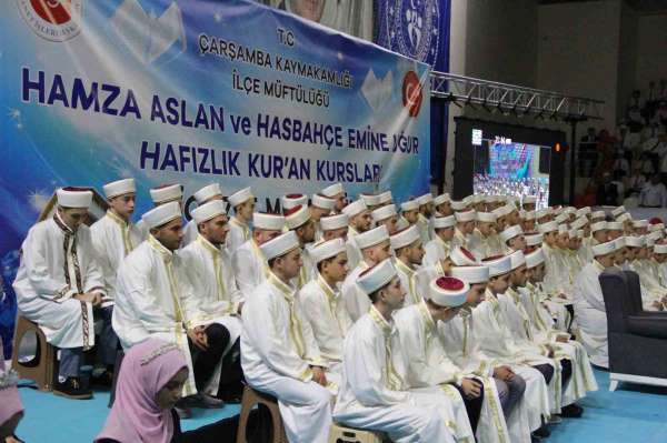 Çarşamba'da 102 Kur'an kursu öğrencisi için icazet töreni düzenlendi