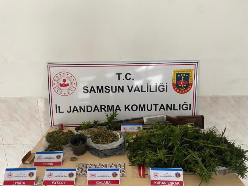 Samsun'da Jandarmadan uyuşturucu operasyonu: 2 gözaltı