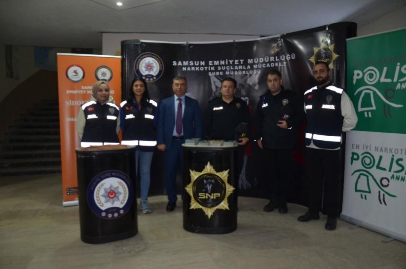 Samsun'da 'En İyi Narkotik Polisi Anne' projesi