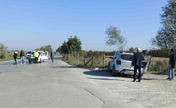 Bafra'da trafik kazası: 3 yaralı