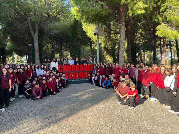 Eskişehirli öğrenciler Şehit Soner Özübek anısına Çanakkale'yi ziyaret etti