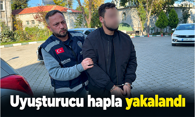Üzerinde uyuşturucu hap ele geçen şahıs gözaltına alındı