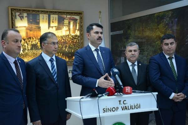 Bakan Kurum: 'Sinop'u marka şehir haline getireceğiz' 