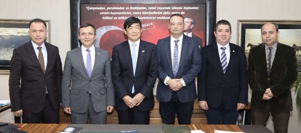Japonya'nın Ankara Büyükelçisi Miyajiami, Erciyes Üniversitesi'nde 