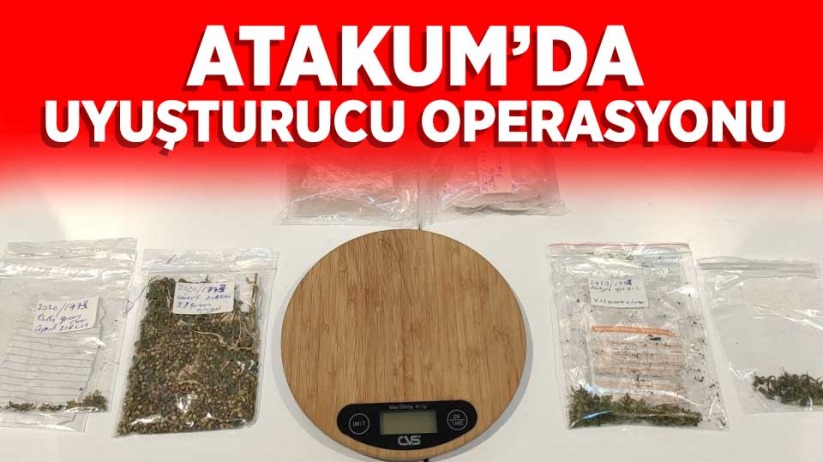 Atakum'da uyuşturucu operasyonu