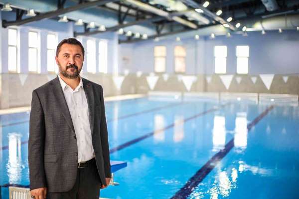 Turhal'ın ilk kapalı yüzme havuzu açılı - Tokat haber