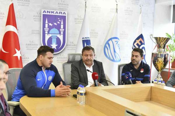 Şampiyon ASKİ Spor'dan, Başkan Yüksel Arslan'a ziyaret - Ankara haber
