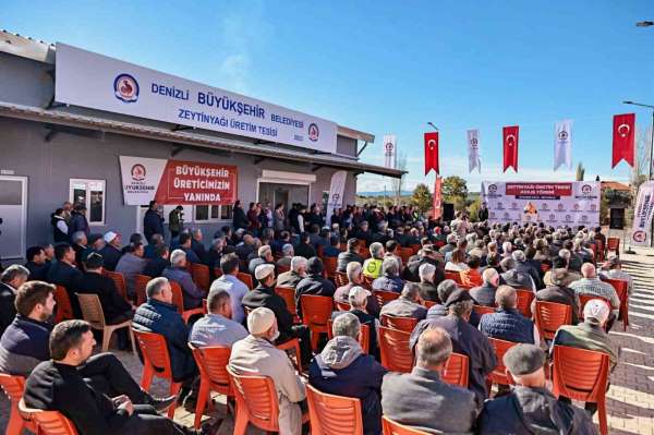 Denizli'de Zeytinyağı Üretim Tesisi hizmete girdi